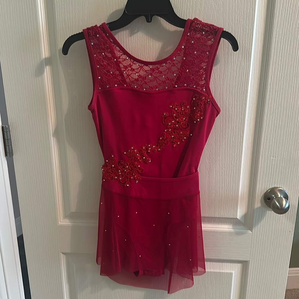 Red Strut Stuff dance costume